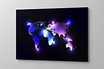 Obraz Štýlová mapa sveta 1554